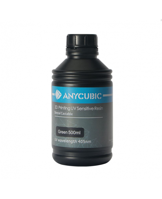 Anycubic Dental Castable Green/Non-Castable Skin Resin 500ml
